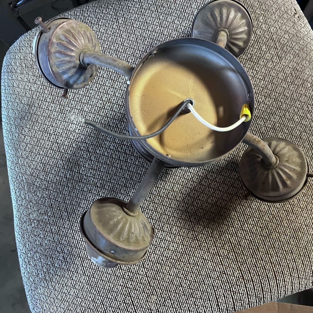 PM020923 Vintage Light Kit Base For Ceiling Fan